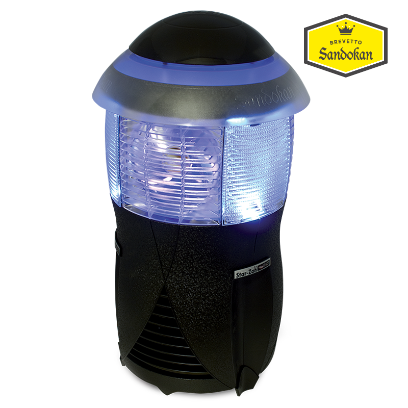 Elettroinsetticida " Star-Zan 4.0 " ad aspirazione con Led UV resistenza all'acqua IP63CW