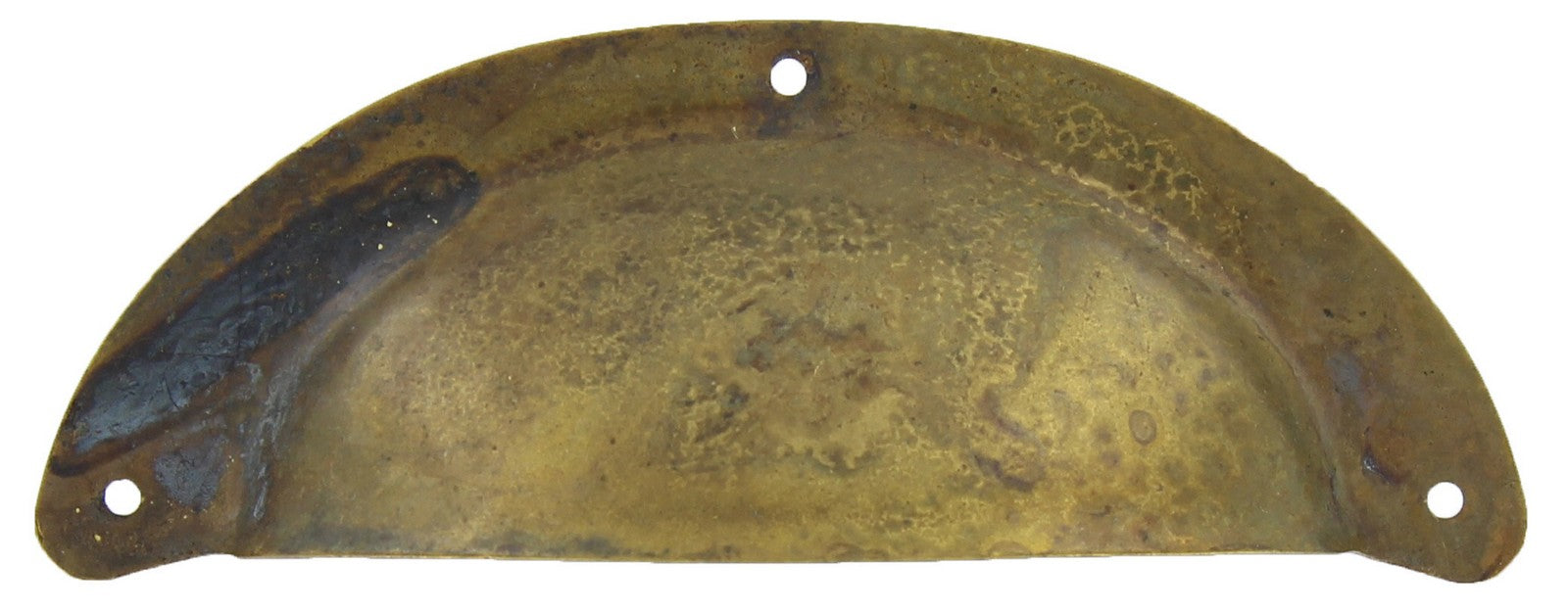 25pz maniglia antichizzata art.15122 mm.96x37 ottone antico cod:ferx.787