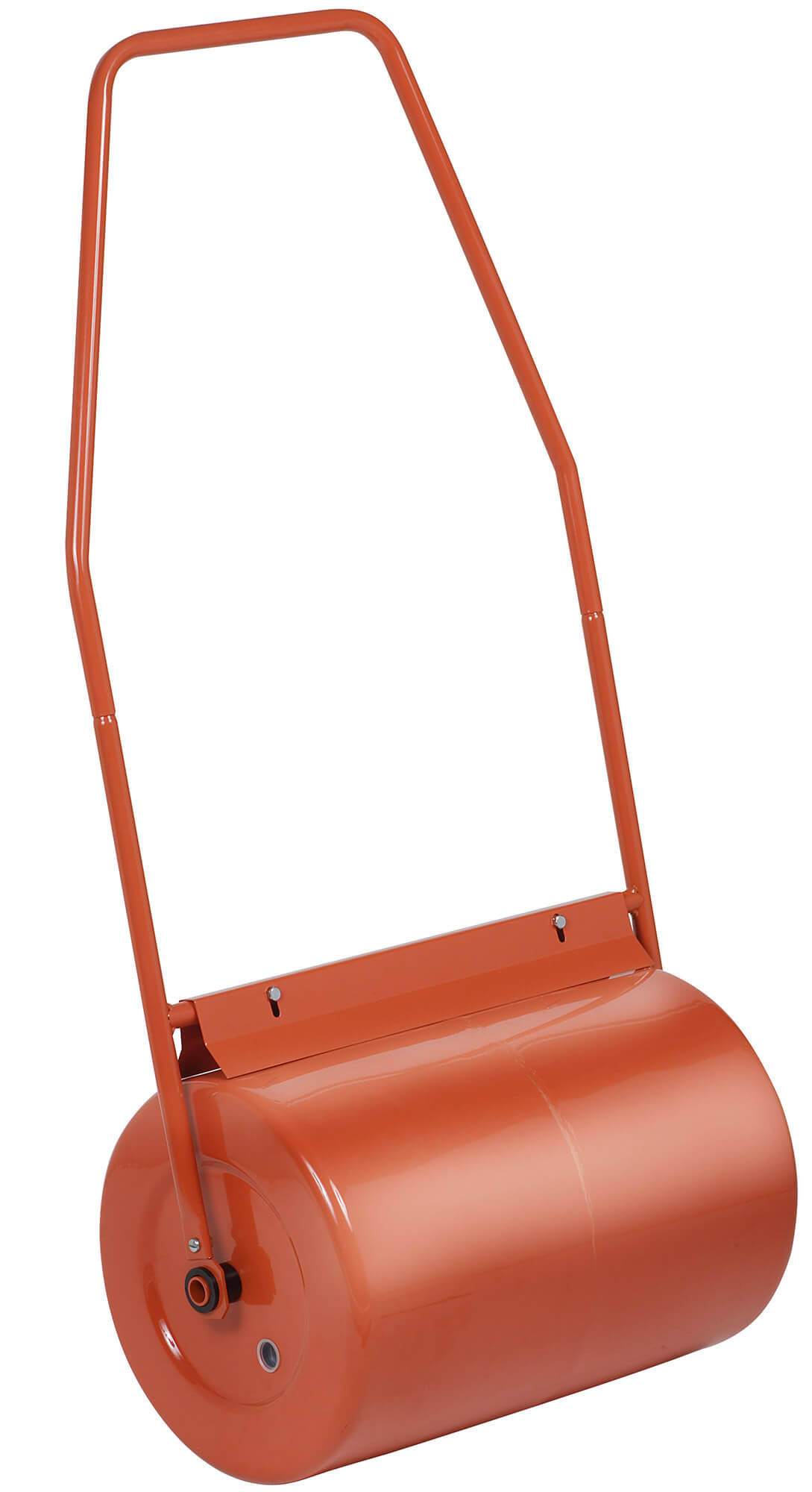 Rullo Compressore per Prato 44Kg in Acciaio Ø30x44cm Agrati Rosso