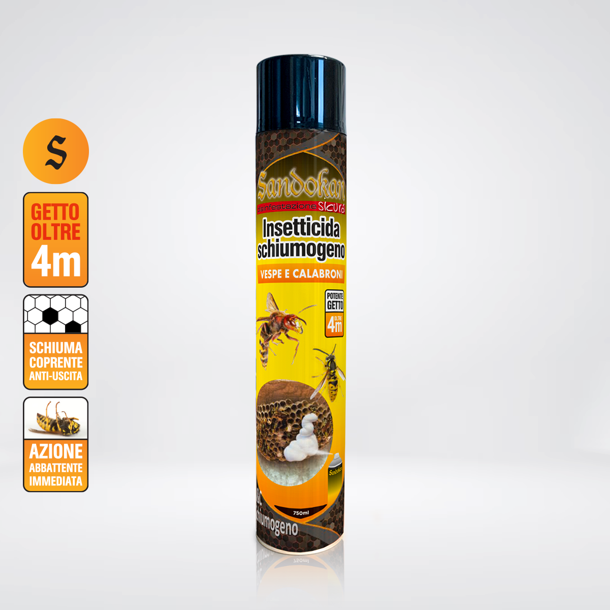 Insetticida Schiumogeno Vespe e Calabroni