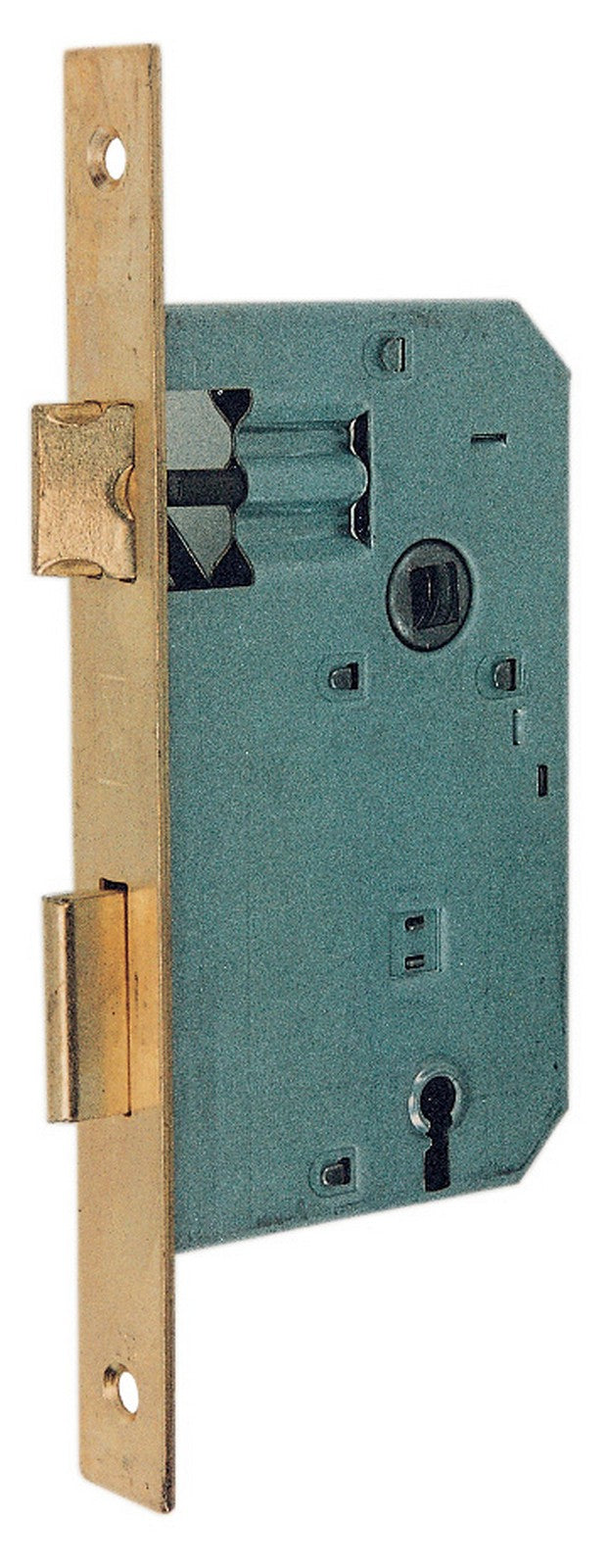 10pz patent serratura quadro 8/70 ottonata da 50* senza gaccia cod:ferx.8371