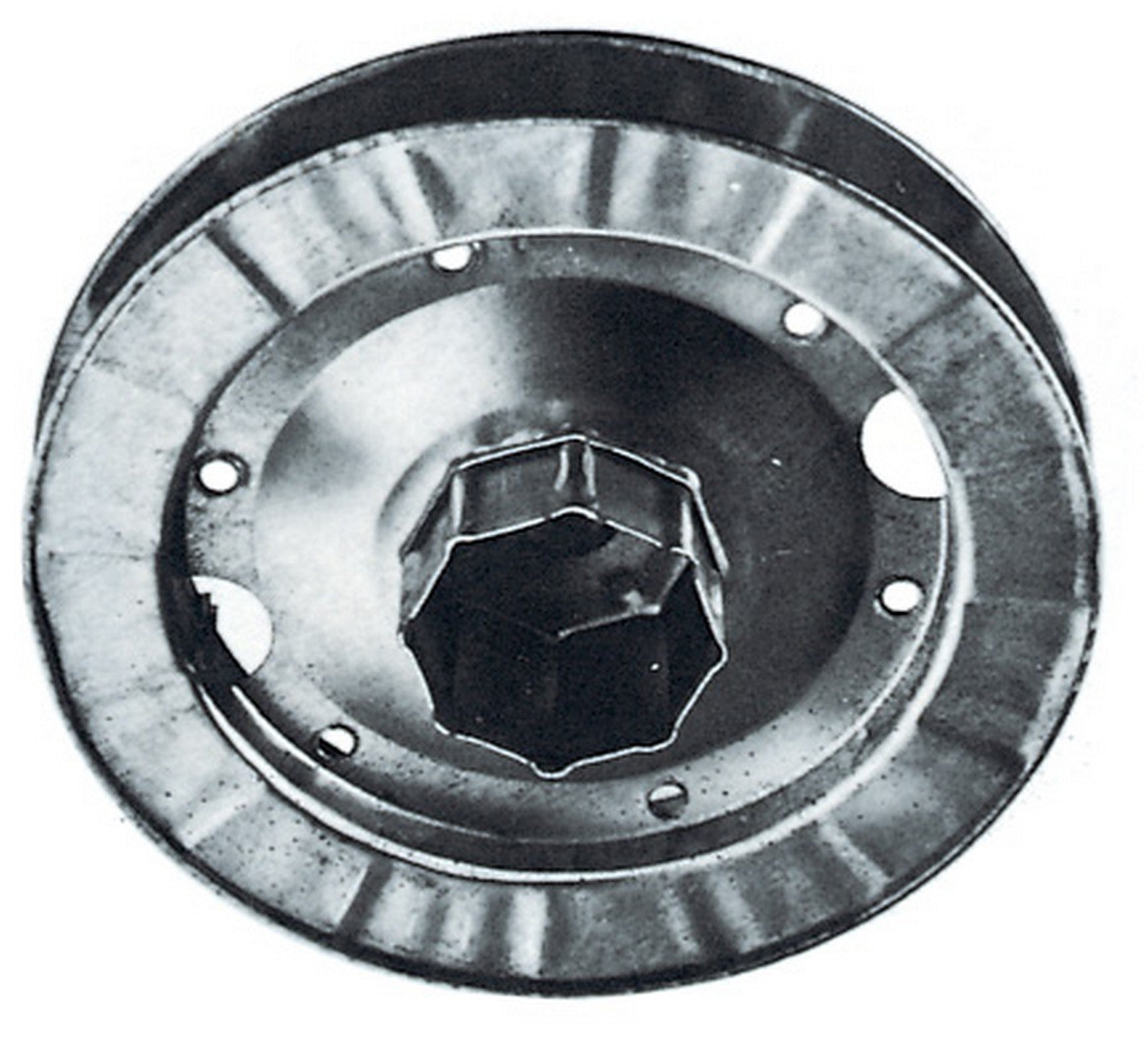 5pz puleggia zincata cm.18 per rullo ottagonale cod:ferx.8504