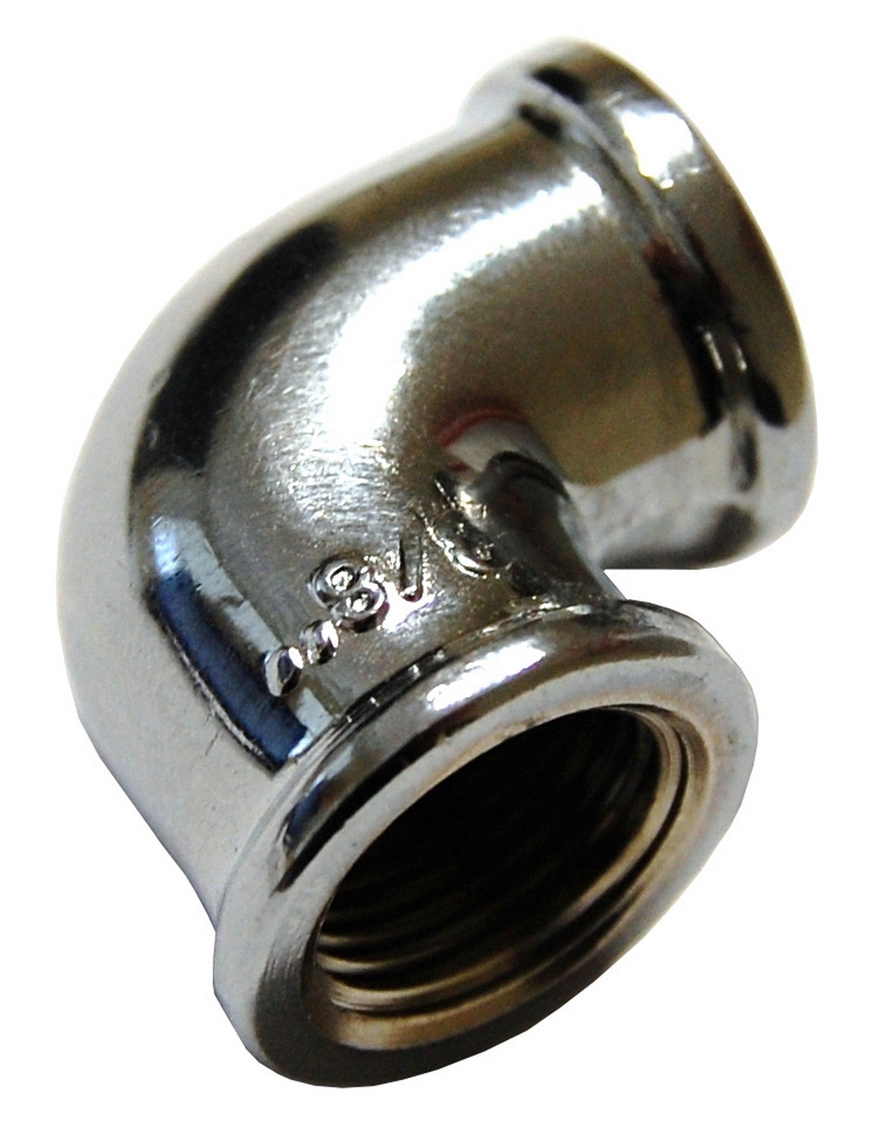 10pz idraulica gomito femmina femmina ottone cromato gr.3/4 cod:ferx.86283