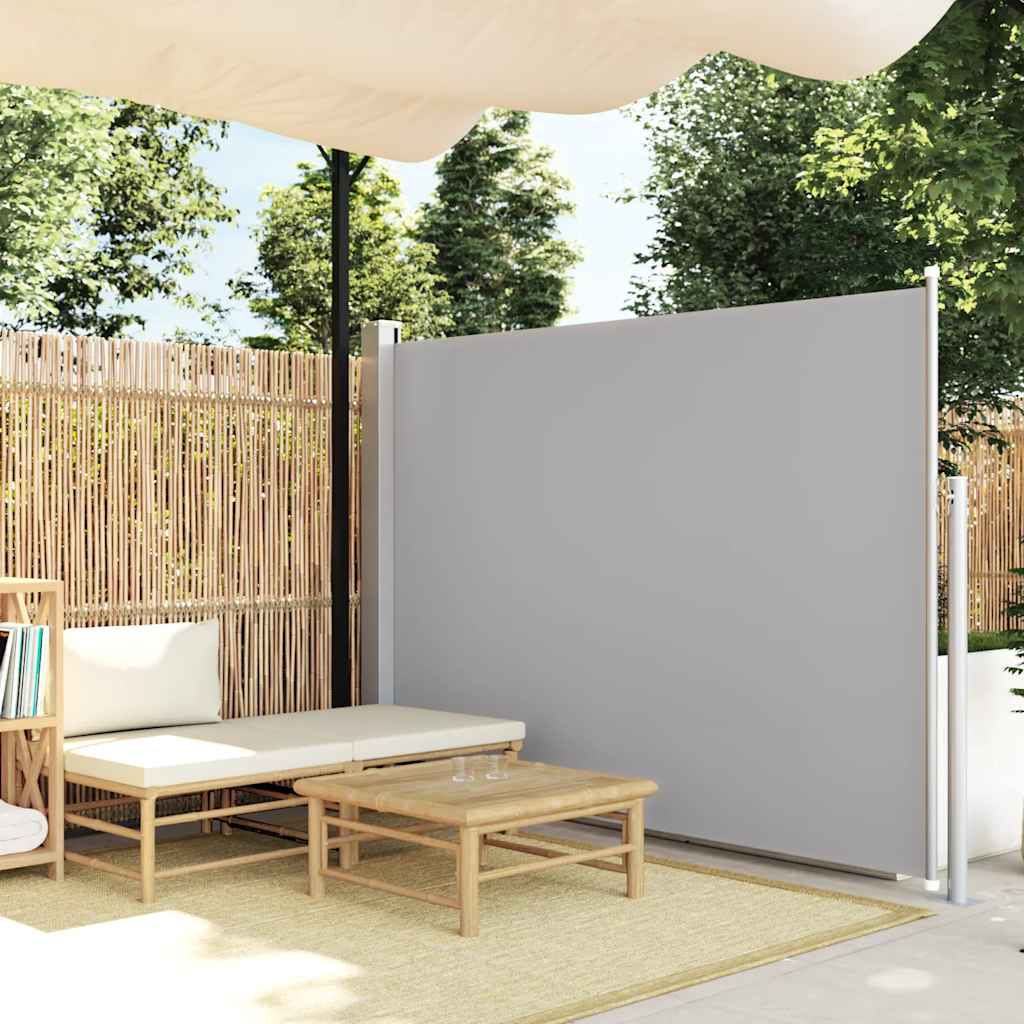 Tenda da Sole Laterale Retrattile 160 x 300 cm Grigio cod mxl 59263