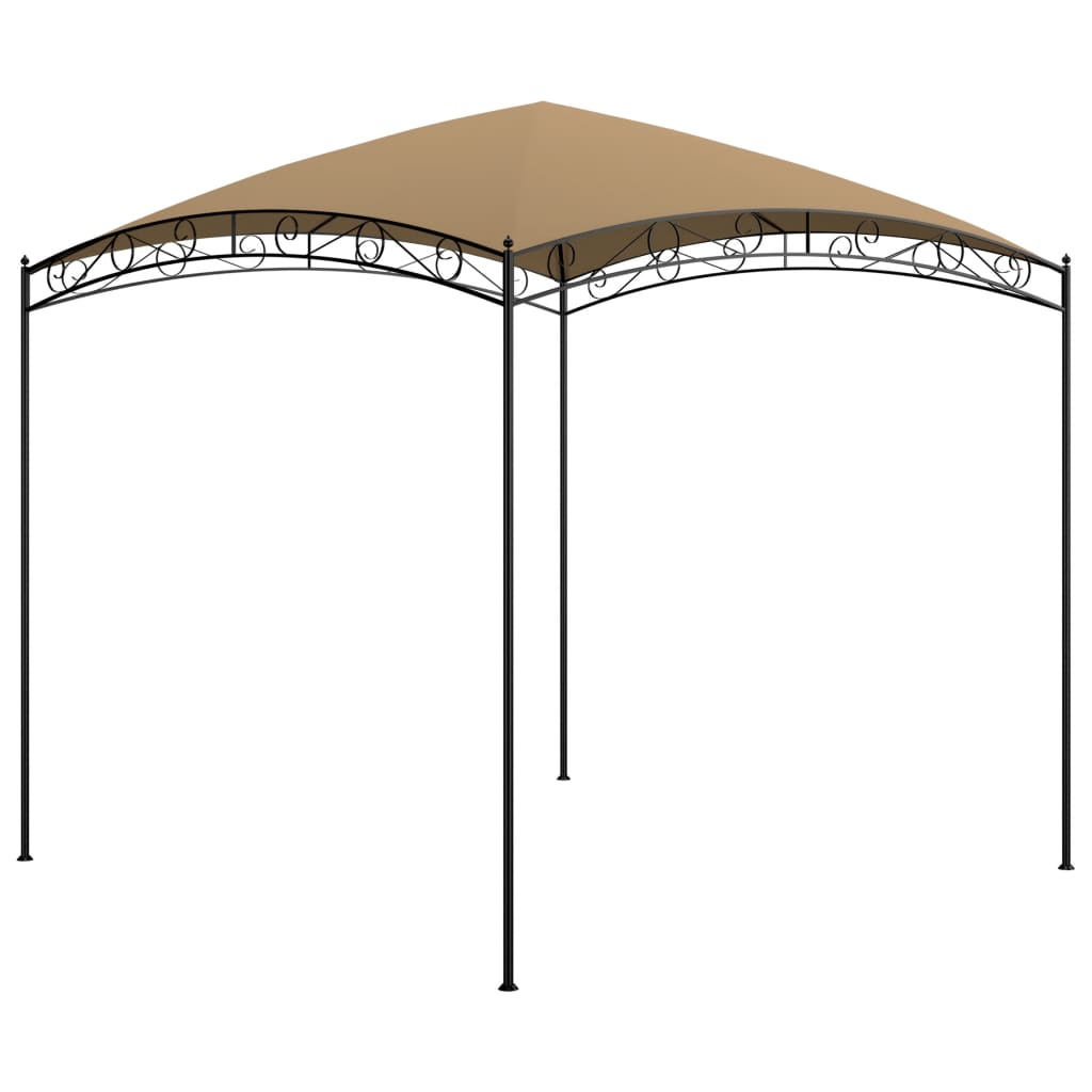 Gazebo 3x3x2,65 m Grigio Talpa 180 g/mÂ²
