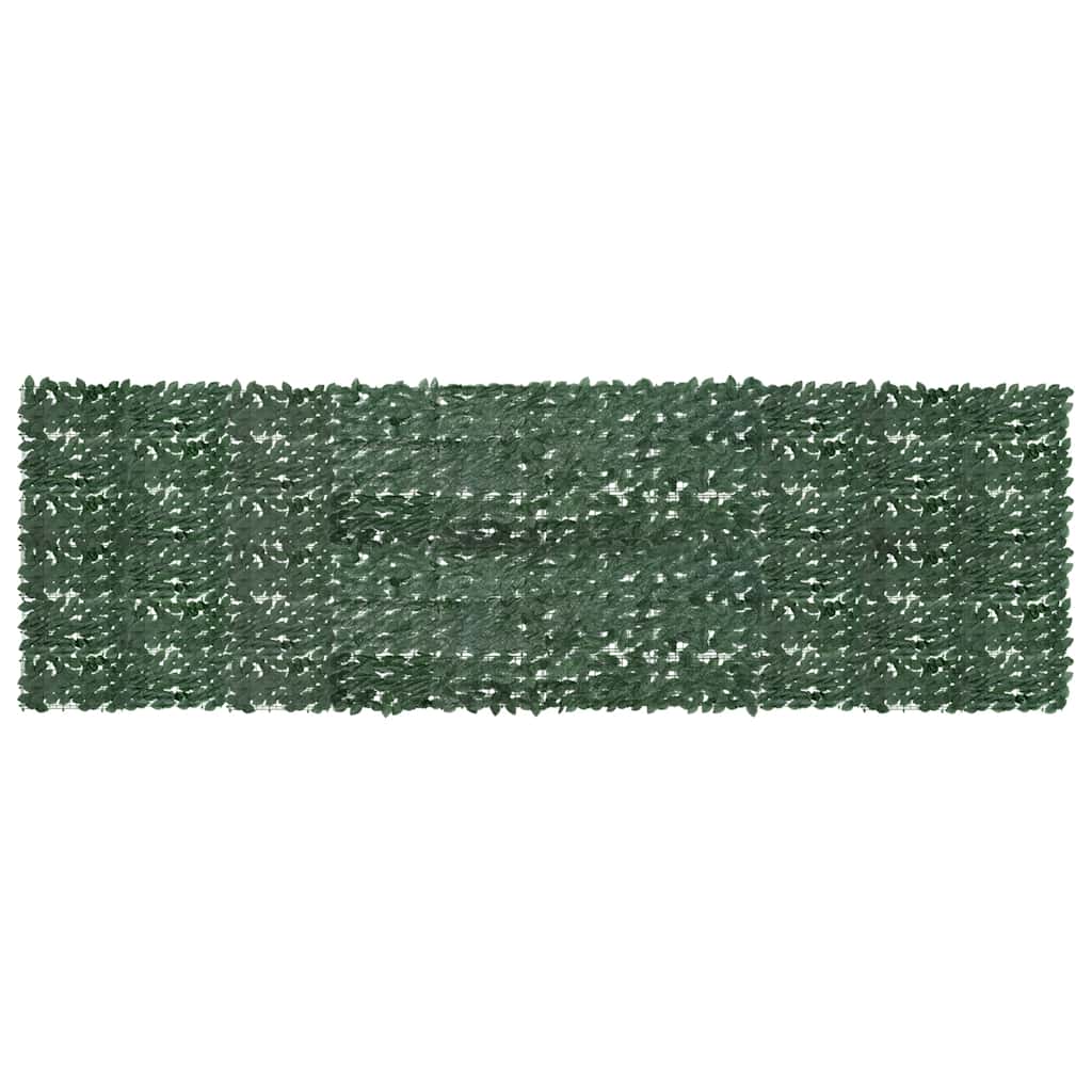 Paravento da Balcone con Foglie Verde Scuro 500x150 cm cod mxl 63981