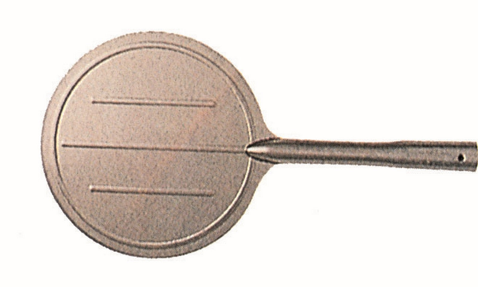 pala acciaio inox per pizza d 25 senza manico fig.3 cod:ferx.8752