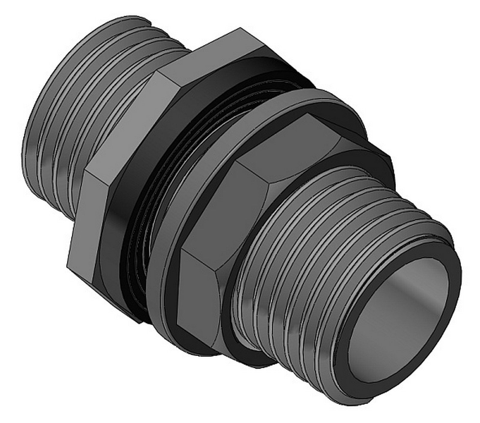 10pz raccordo nylon dir. per cassoni filettato 1.1/4 cod:ferx.93970