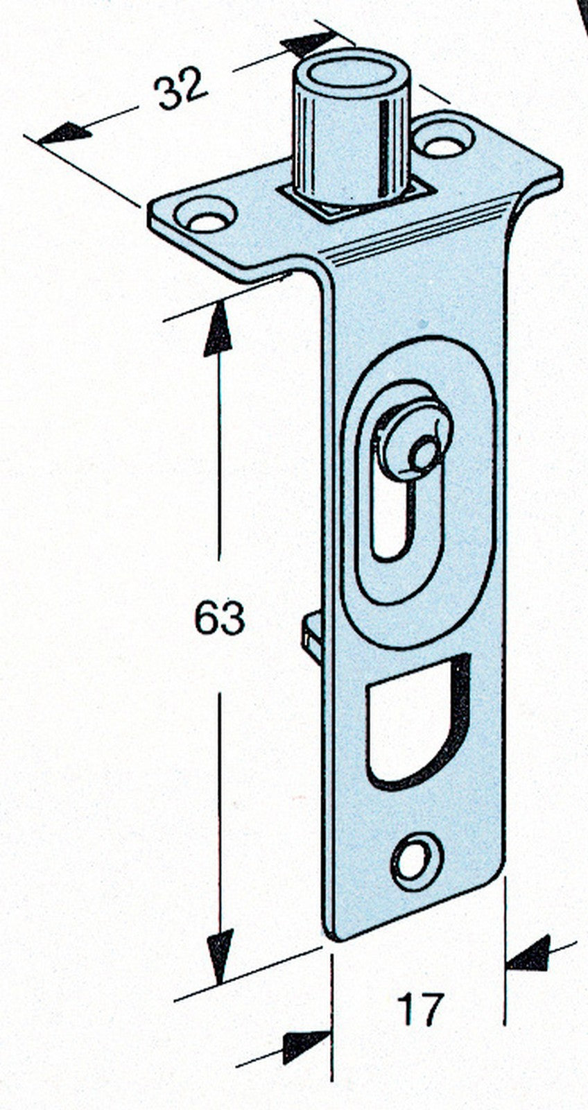50pz omge catenacciolo rullo mm.10 art. 316 cod:ferx.9486