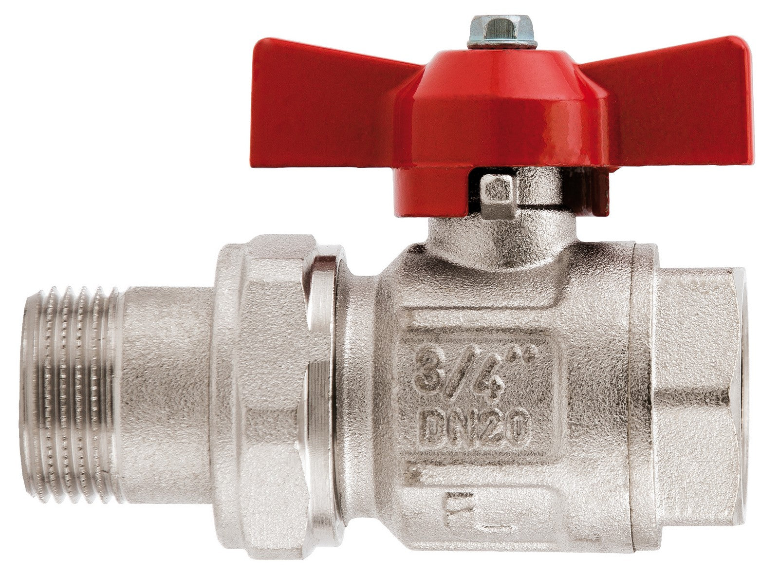 5pz valvola a sfera con bocchettone per collettore grandezza 1 cod:ferx.95276