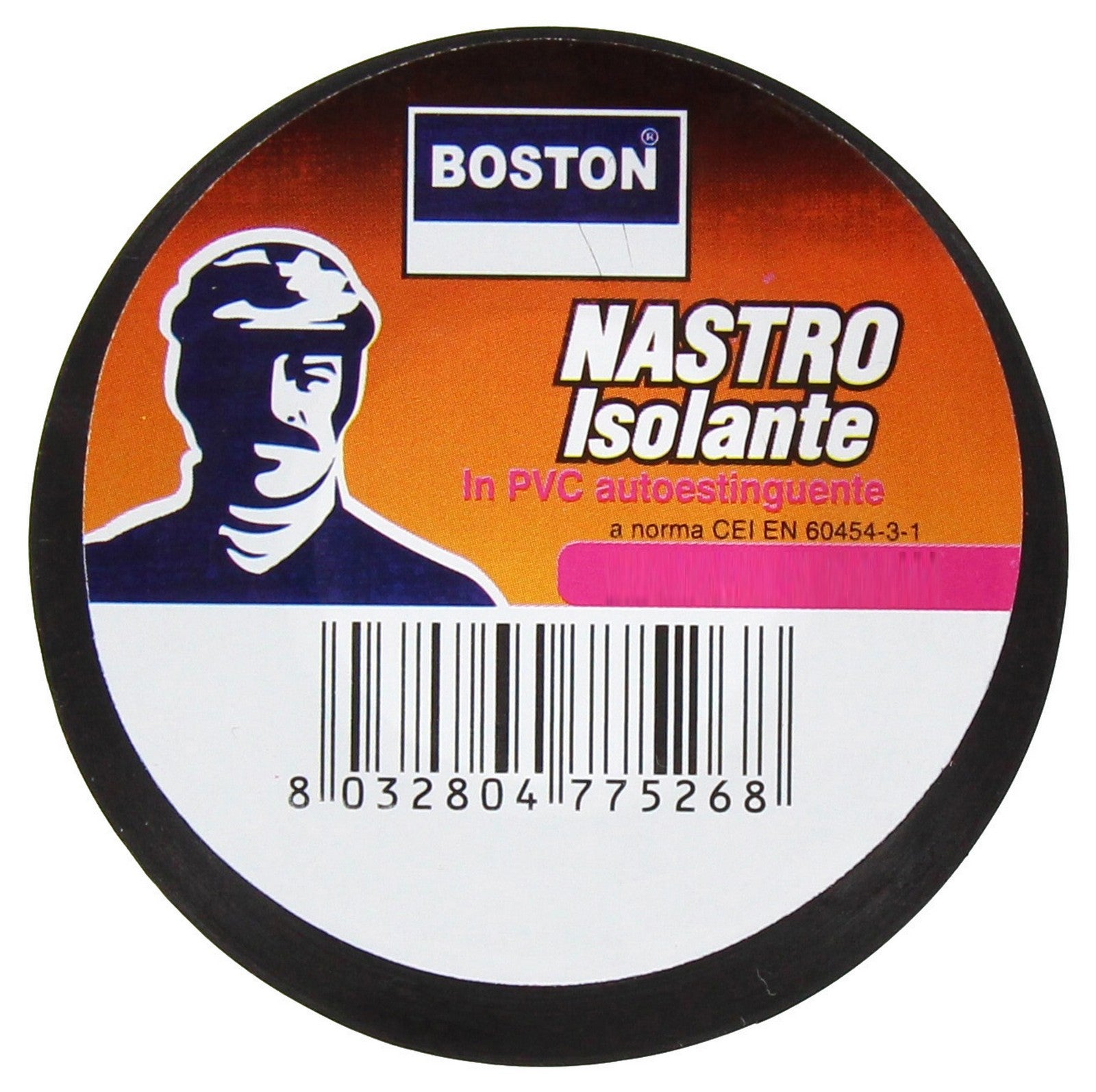 3pz nastro isolante nero in pvc plasticato mm 50 mt 25 cod:ferx.95775
