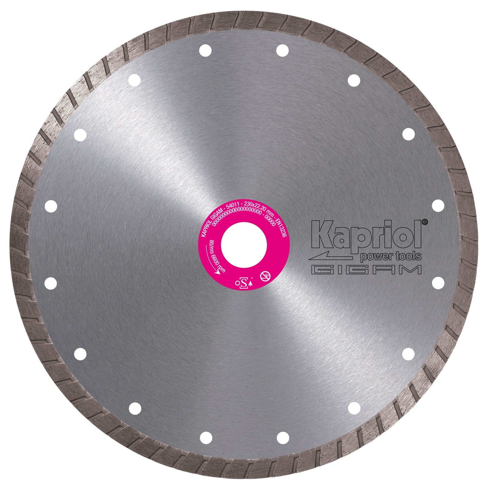 kapriol disco diamantato corona continua mm 230 turbo cod:ferx.95970