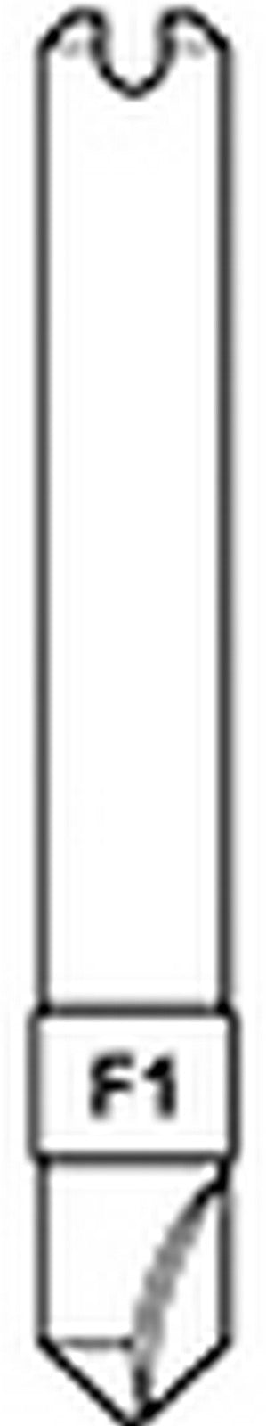 silca fresa f1(punzonate) x matrix d739971zb cod:ferx.9670