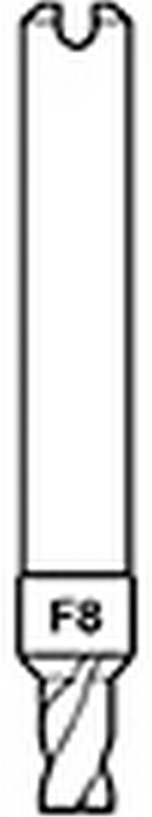 silca fresa f8(tubolari) x matrix d740479zb cod:ferx.9685