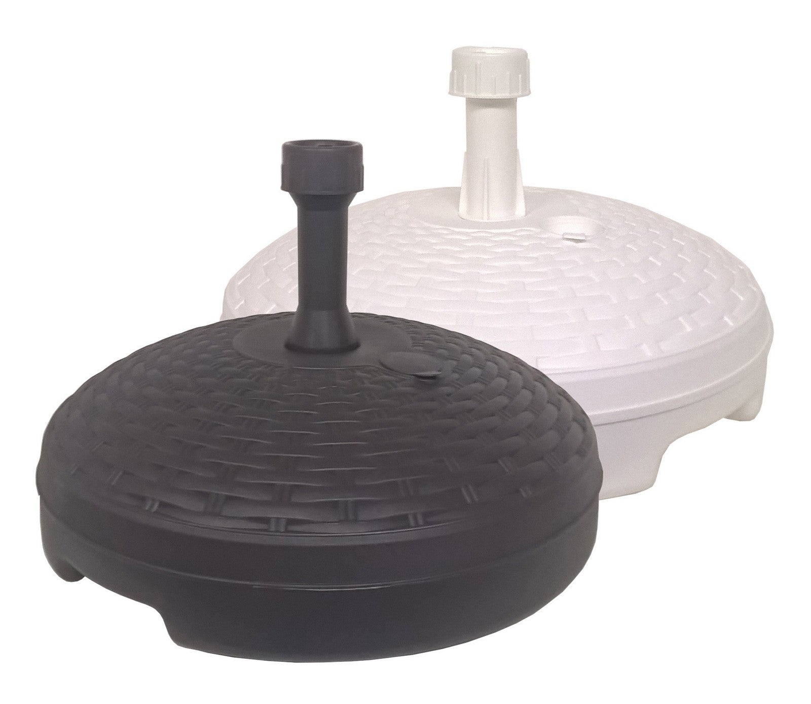 6pz base ombrellone pvc rattan diametro.45 tubo diametro.35 colori assortiti cod:ferx.98290