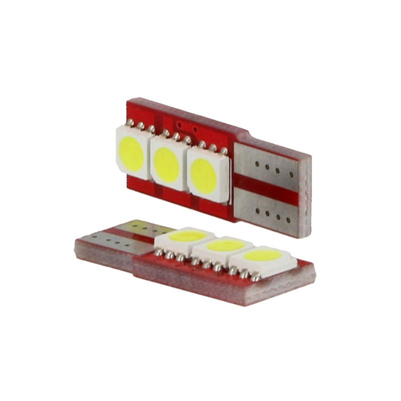 Lampada Led T10 Laterale Canbus 3 Smd 5050 12V