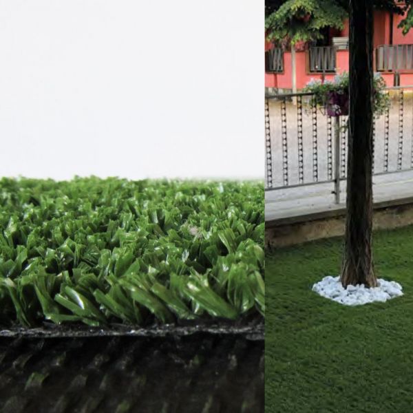 Prato sintetico verde 1 x 3 mt spessore 8 mm. in polipropilene