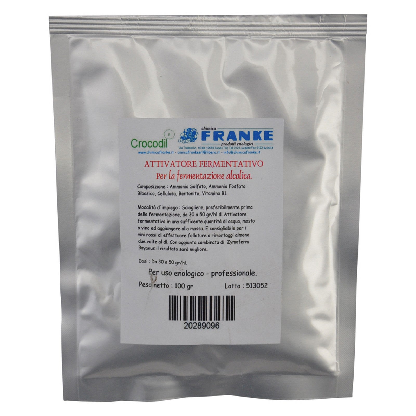 attivante di fermentazione gr. 100 cod:ferx.6078614nlm