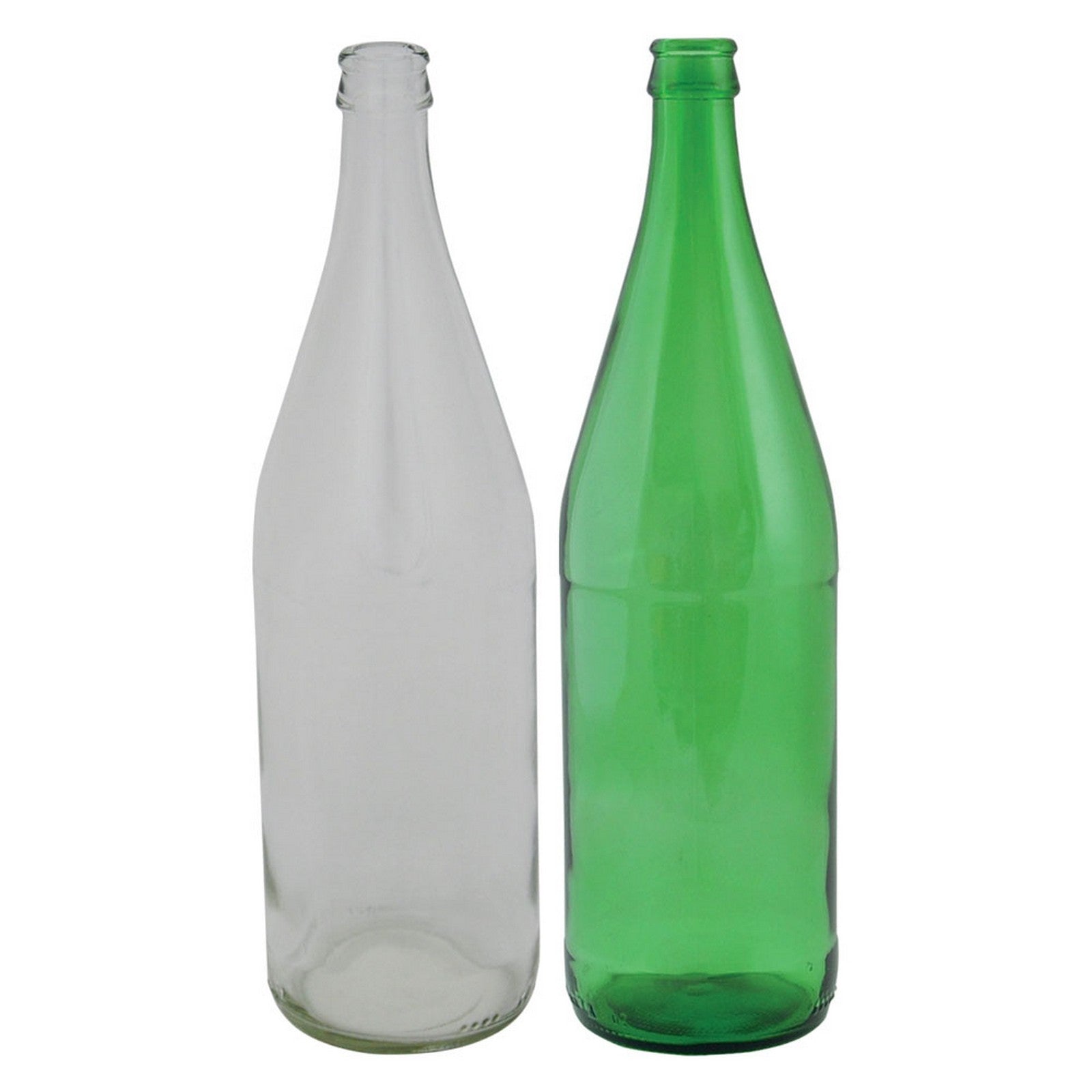 20pz bottiglia in vetro 'vichy' 1000 ml - colore verde cod:ferx.794224nlm