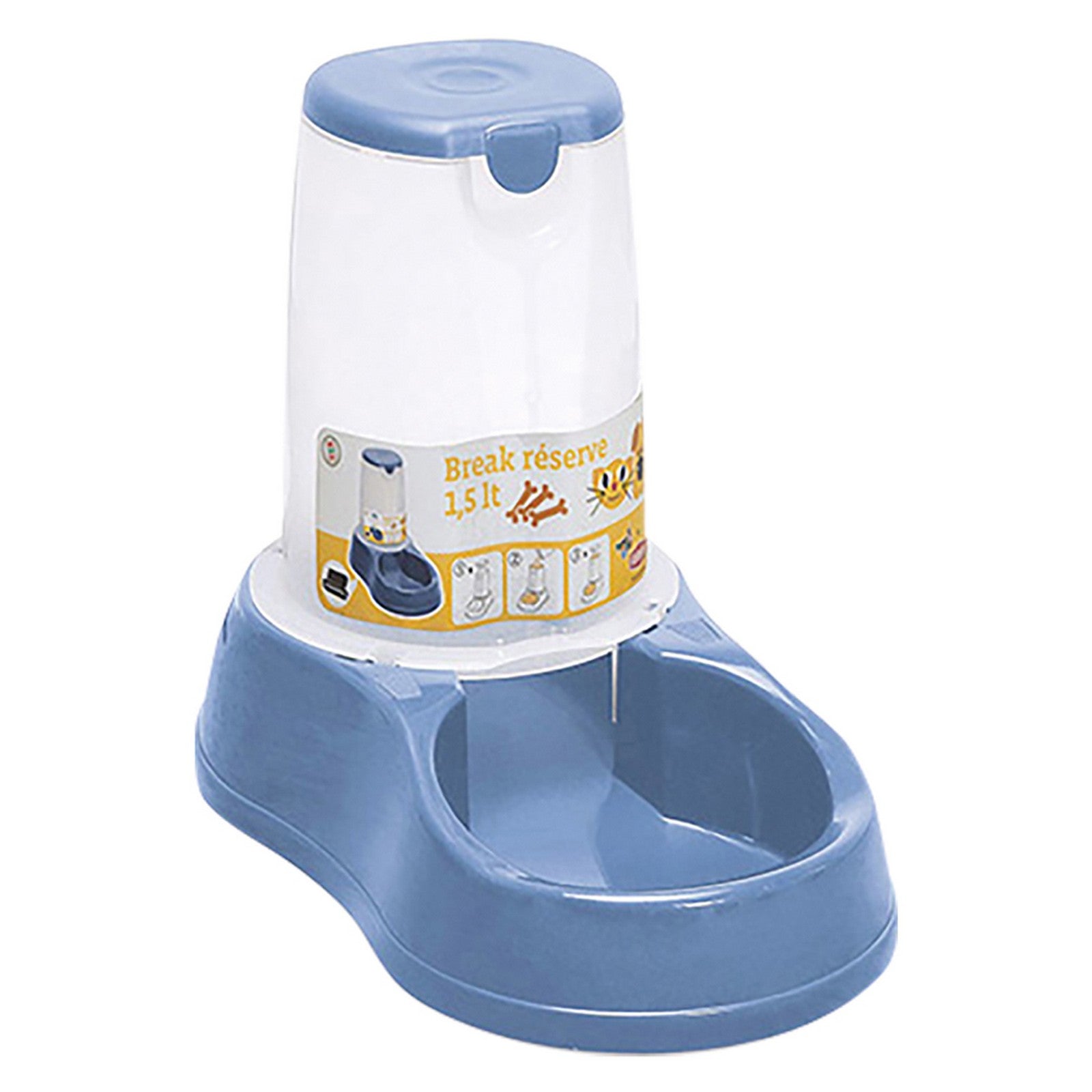 ciotola funzione cibo con riserva 'break reserve' cm 38 x 22,5 x h 30 acciaio lt3,5 cod:ferx.6060684nlm