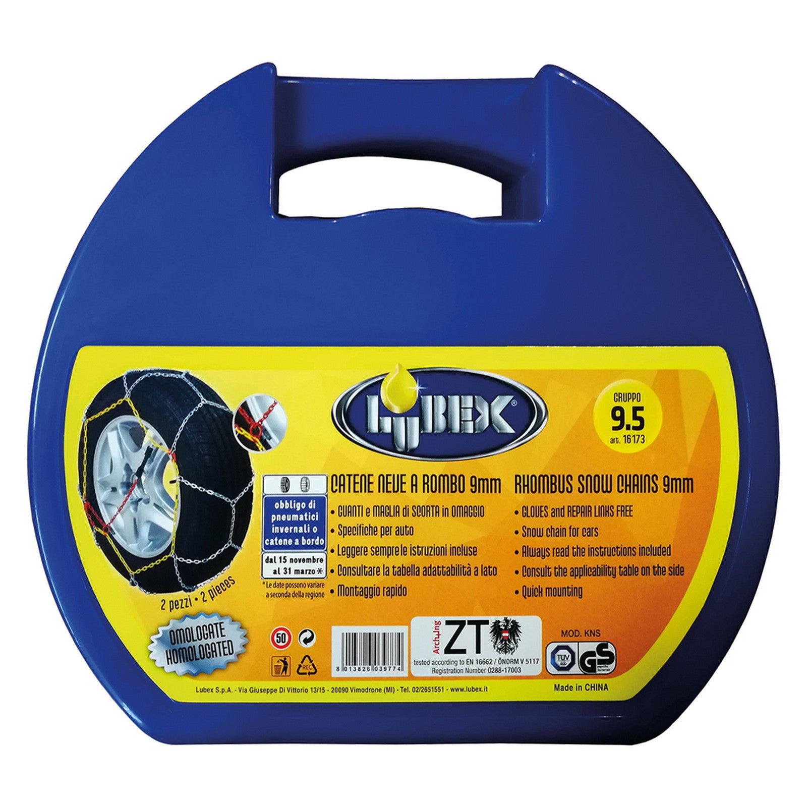 cf catene da neve omologate gruppo 7 cod:ferx.6060626nlm