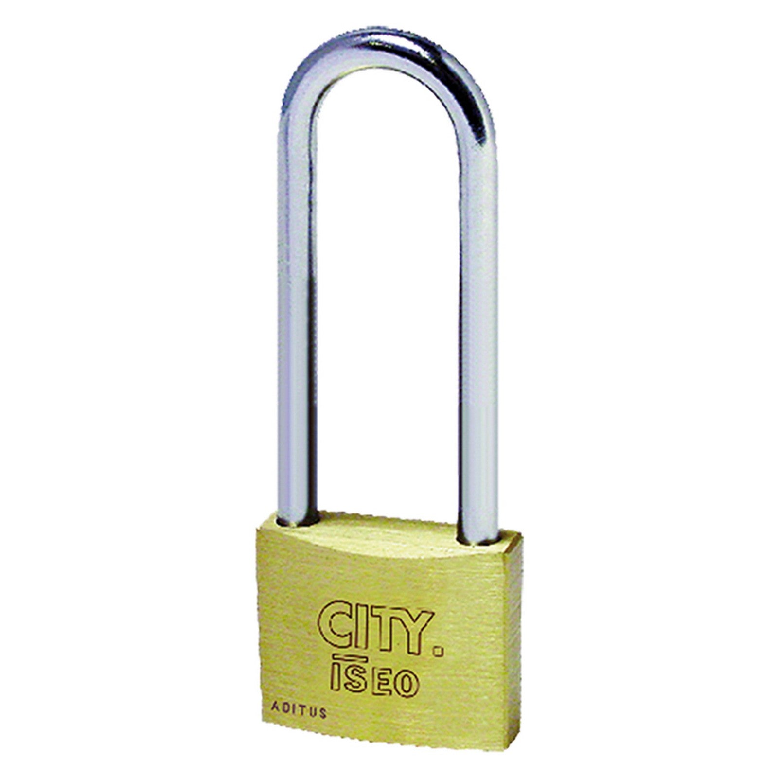 1blister lucchetto rettangolare arco lungo mm 30 - pz. 1 cod:ferx.34580nlm