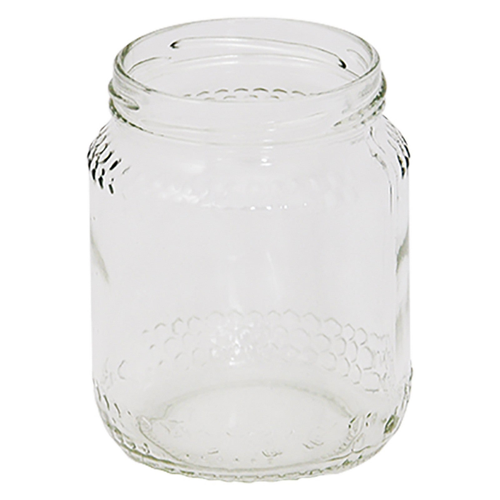 12pz vaso vetro ''boccaccio'' per alimenti tipo ''miele'' 773 ml - imbocc. ø82 mm cod:ferx.794040nlm