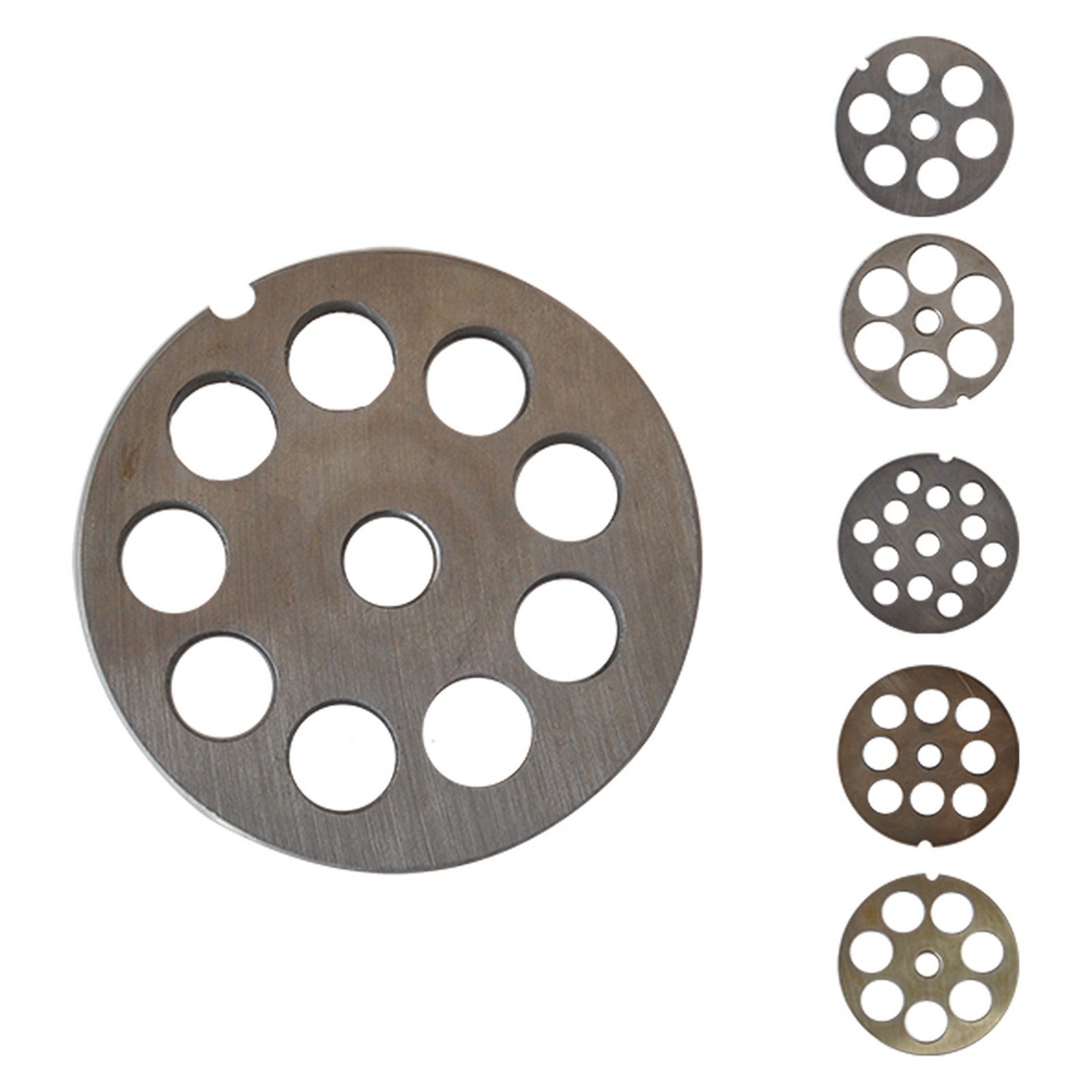 piastra per tritacarne n. 12 f. 20 (5 fori) codice 801414 cod:ferx.801414nlm