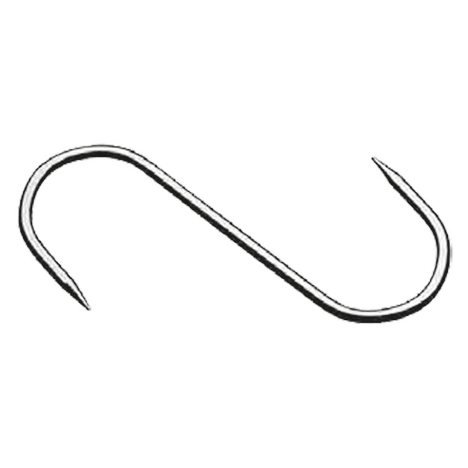 cf gancio fisso 2 punte - mm 140 x 5 cf. 10 pz cod:ferx.801646nlm