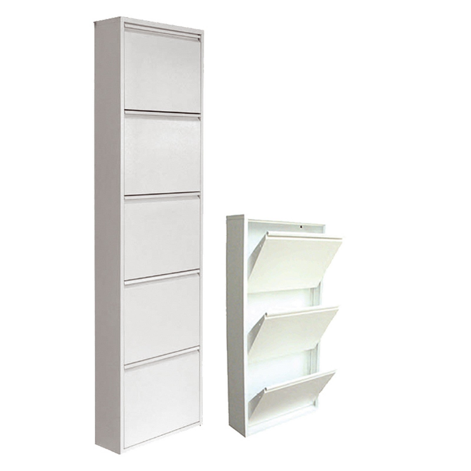 scarpiera 'ribaltabile' 5 ante - cm 50 x 15 x 169 cod:ferx.804984nlm