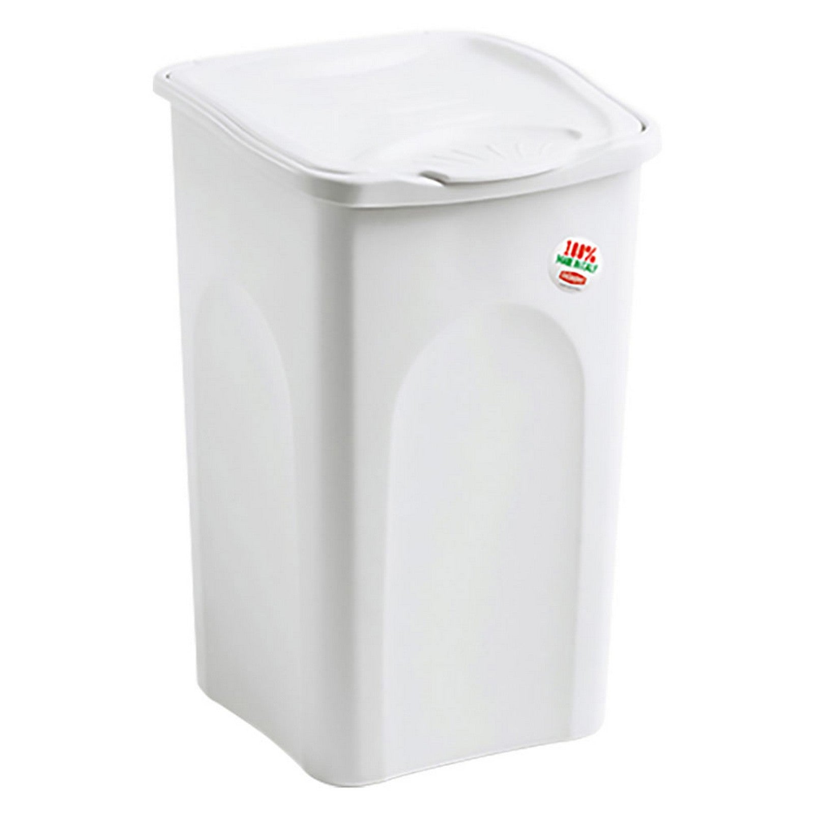 portabiancheria tutto chiuso 'primavera' lt.50 cm 37 x 37 x h 56 rosso scuro cod:ferx.8034621nlm