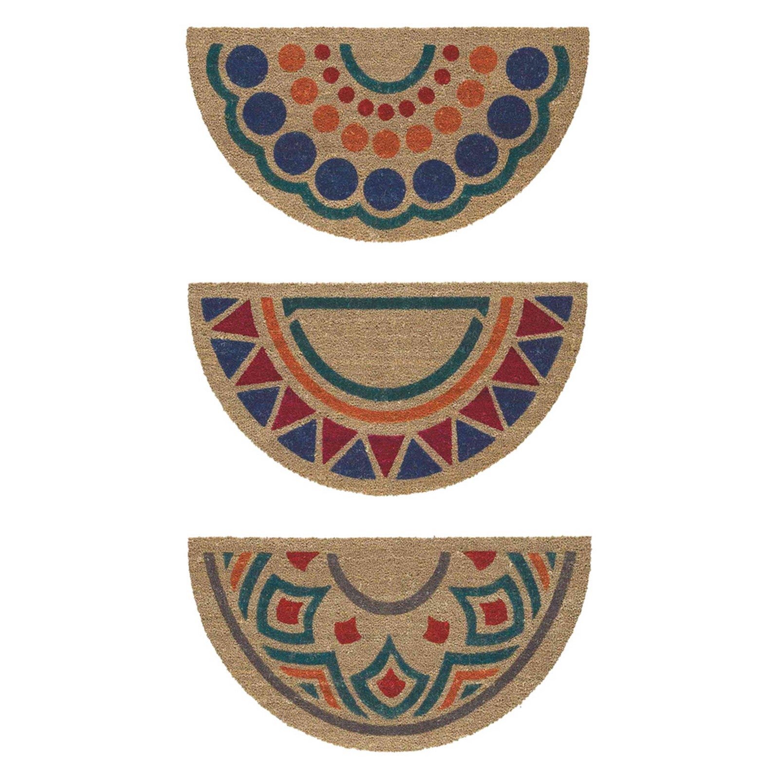 5pz zerbino mezzaluna 'tropical' cm. 40 x 70 fantasia cod:ferx.851290nlm