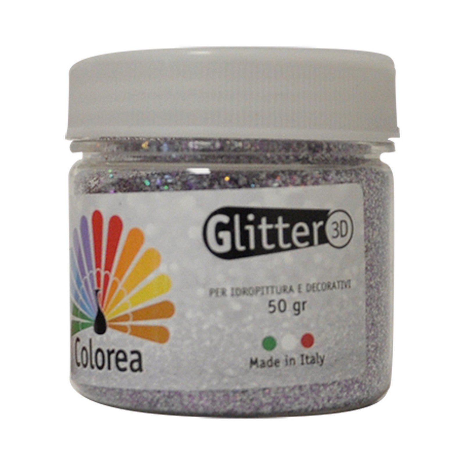 12pz glitter prismatici in polvere gr.50 - colore oro cod:ferx.9130881nlm