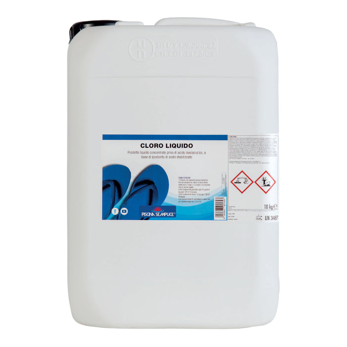Cloro Liquido 25Kg - Mantenimento Acqua Della Piscina