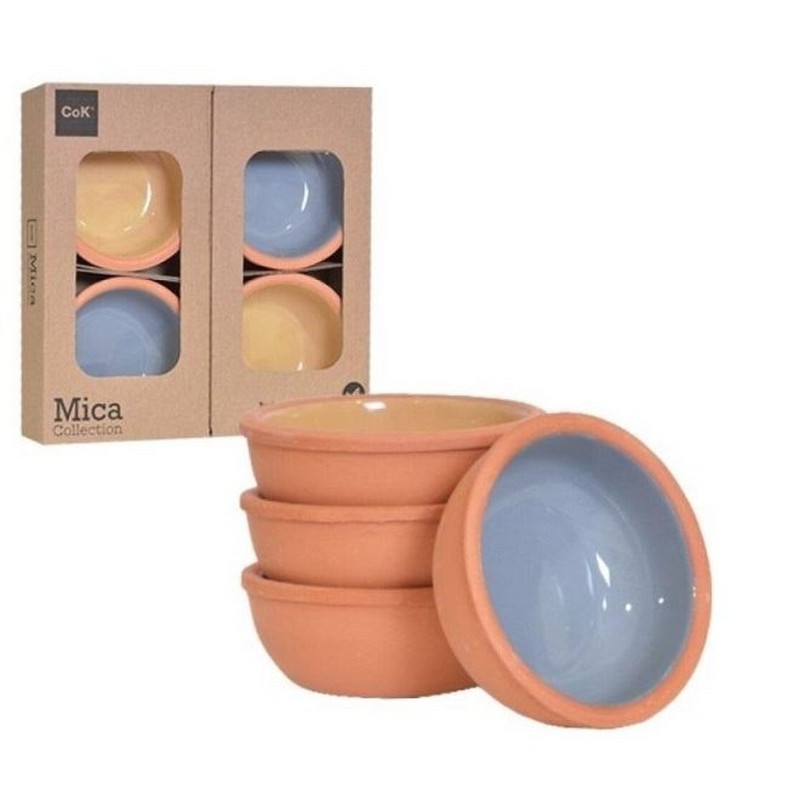 COK SET 4 CIOTOLA MICA MULTICOLOR 10X4 CM. K10 CEGECO