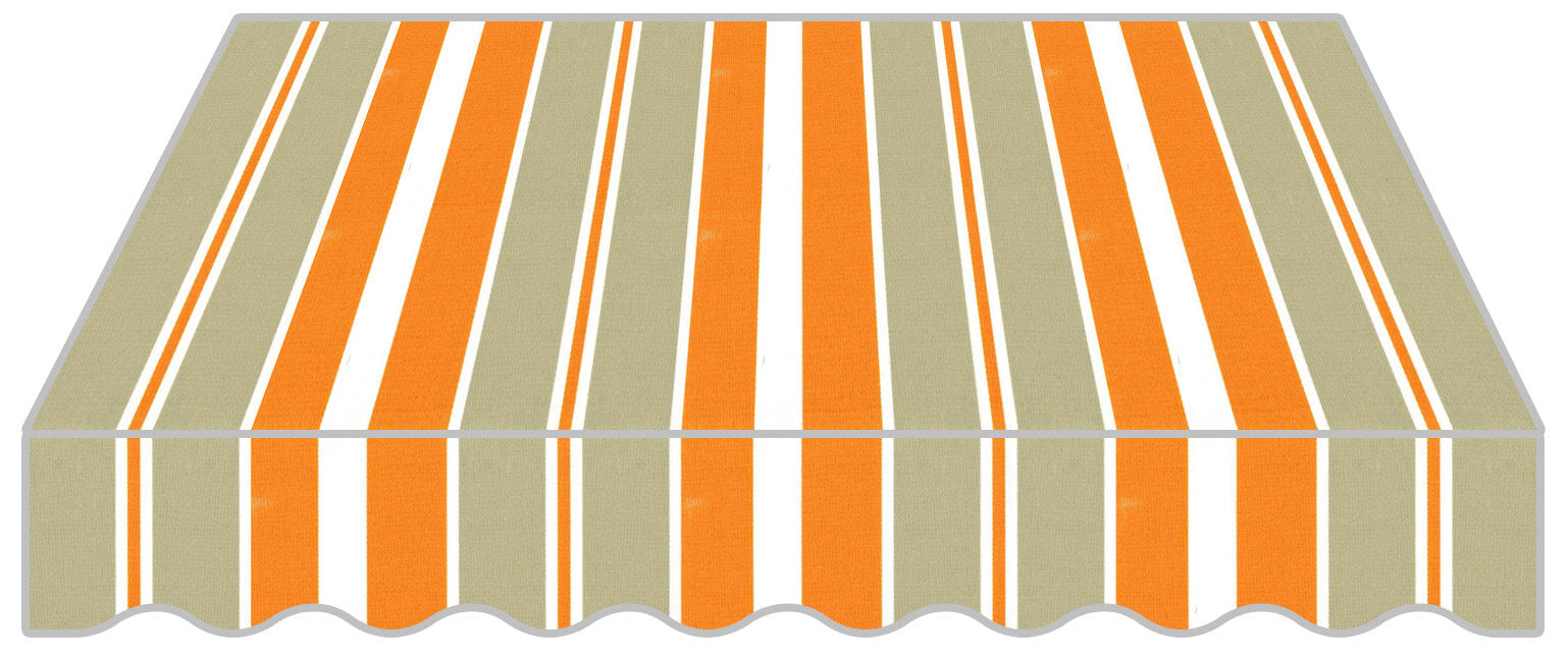 Tenda da Sole a Caduta 3x2,5m Tessuto in Poliestere Disegno P3030