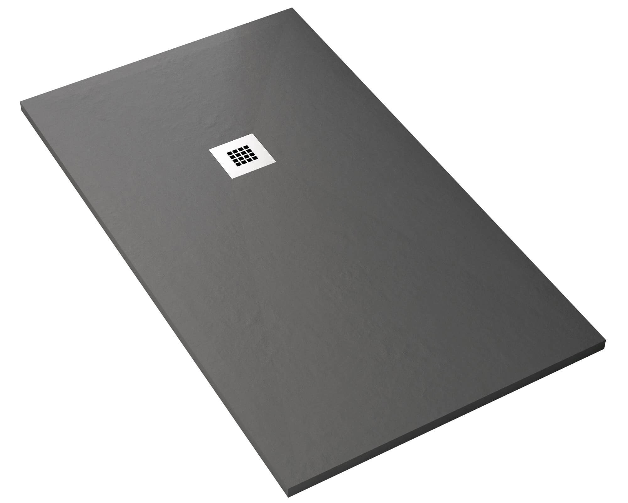 Piatto Doccia 70x130 cm in Pietra Bonussi Everest Antracite