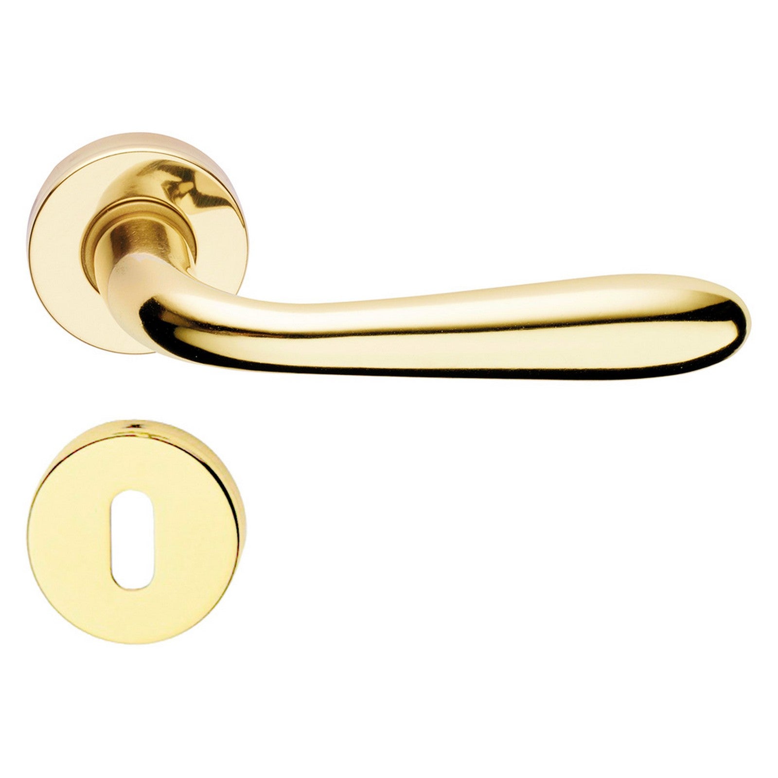 2coppie maniglia 'goccia' cromo satinato cod:ferx.3020052nlm