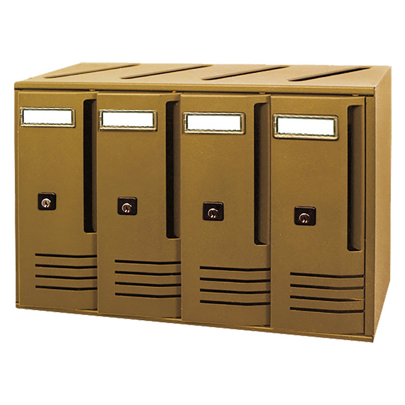 cassetta postale serie 'cubo' c6 - cm 62 x 17,5 x h 30 bronzo cod:ferx.3130784nlm