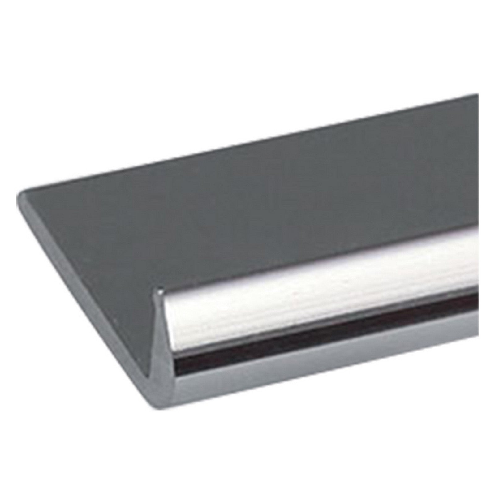 15pz profilo per fai da te tipo 'unghietta' mm 18 x 1 - mt 2 argento brillante cod:ferx.1034176nlm