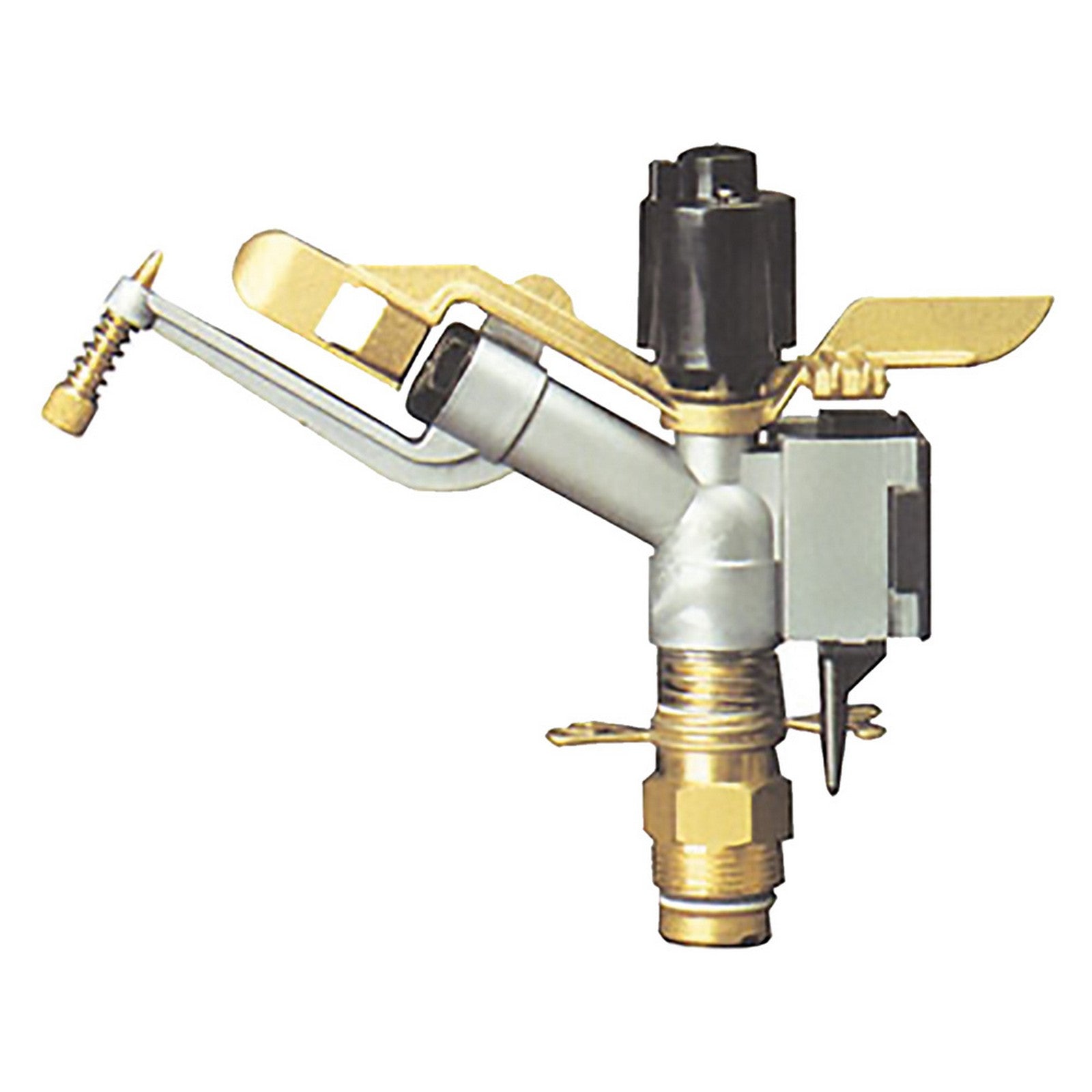 irrigatore a settore 'silver' lt/m. 28-45 mt 13-16,5 3/4m cod:ferx.611727nlm