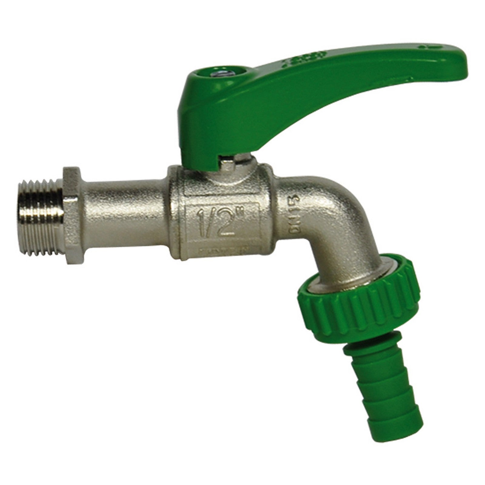 10pz rubinetto portagomma a sfera 1/2 - 15 bar codice 202644 cod:ferx.202644nlm