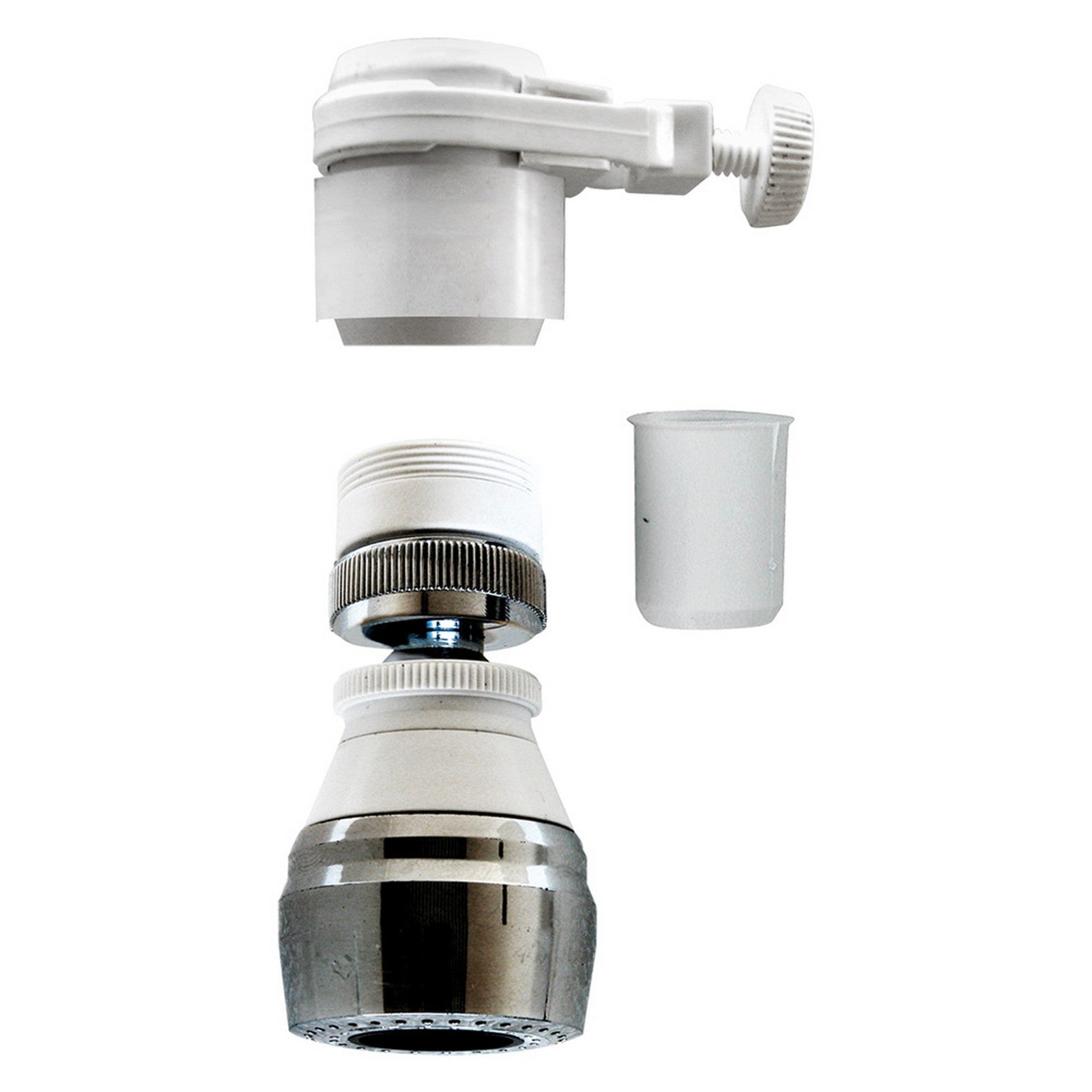 aeratore a snodo corto con fascetta 2 getti cod:ferx.2076410nlm