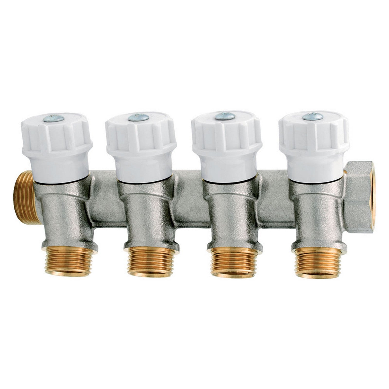 4pz collettore con rubinetto d'arresto 3 vie cod:ferx.2026522nlm