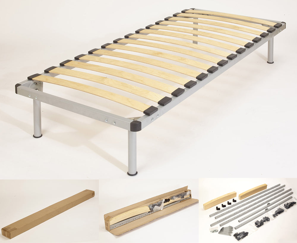 Rete a Doghe Piazza e Mezza 120x190 Ortopedica Montabile In Kit