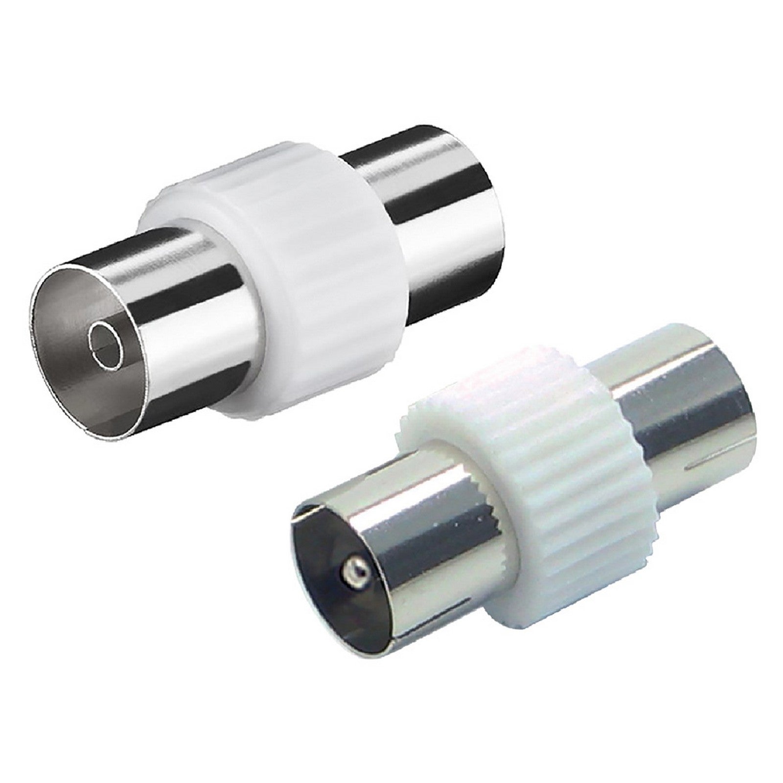 10pz adattatore cavo antenna tv maschio - maschio cod:ferx.8072080nlm