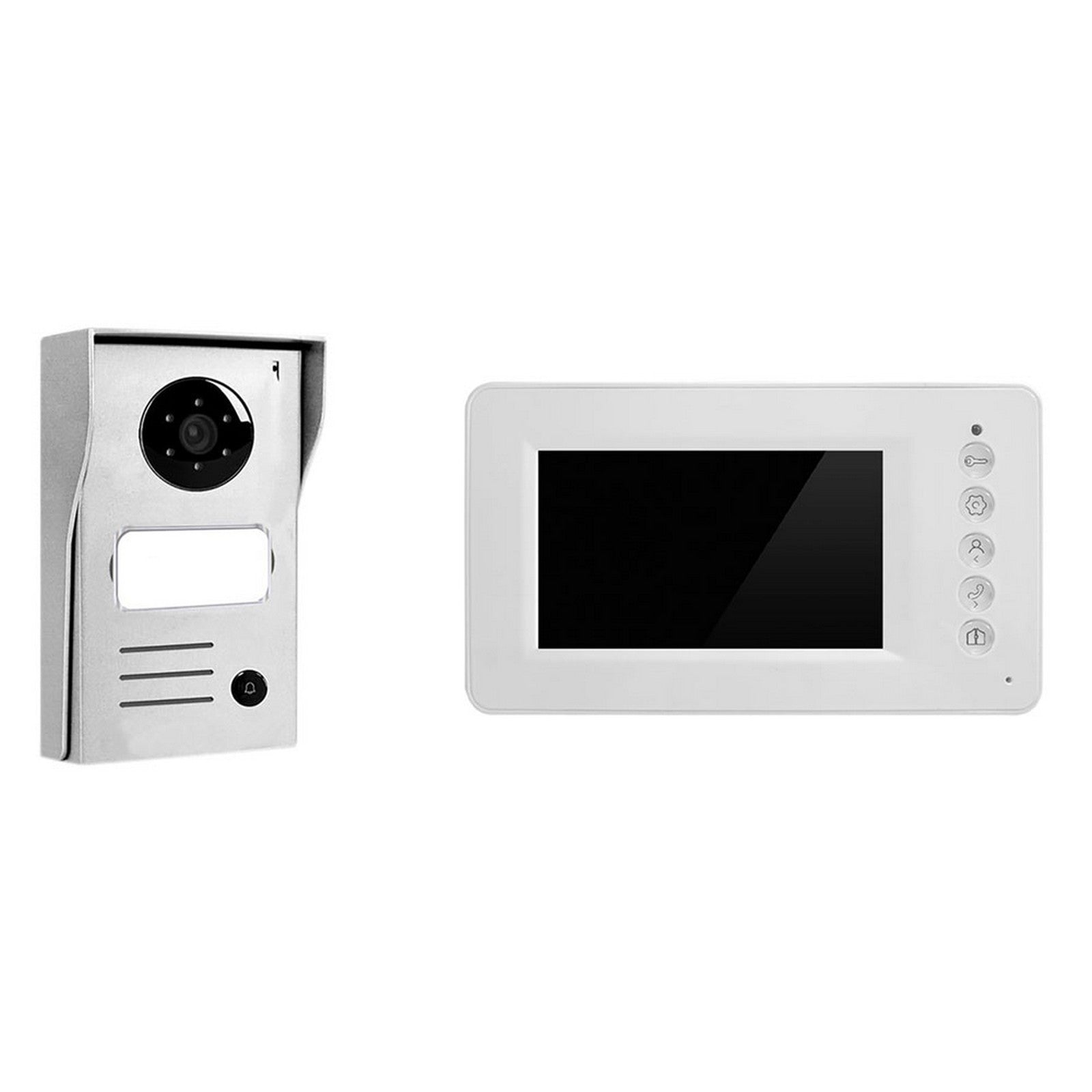 videocitofono mono familiare in kit colore bianco cod:ferx.8120530nlm