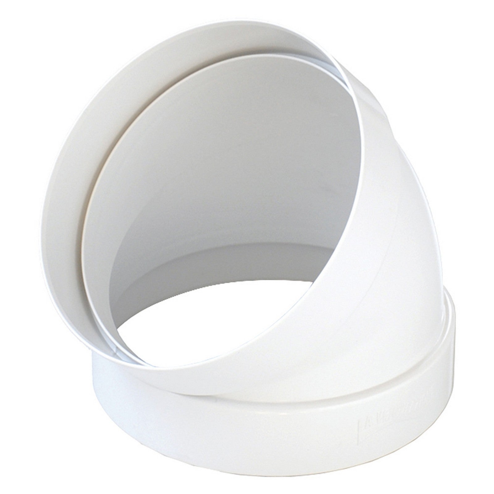 curva per aerazione canalizzata 45â° ømm. 125 cod:ferx.7013141nlm