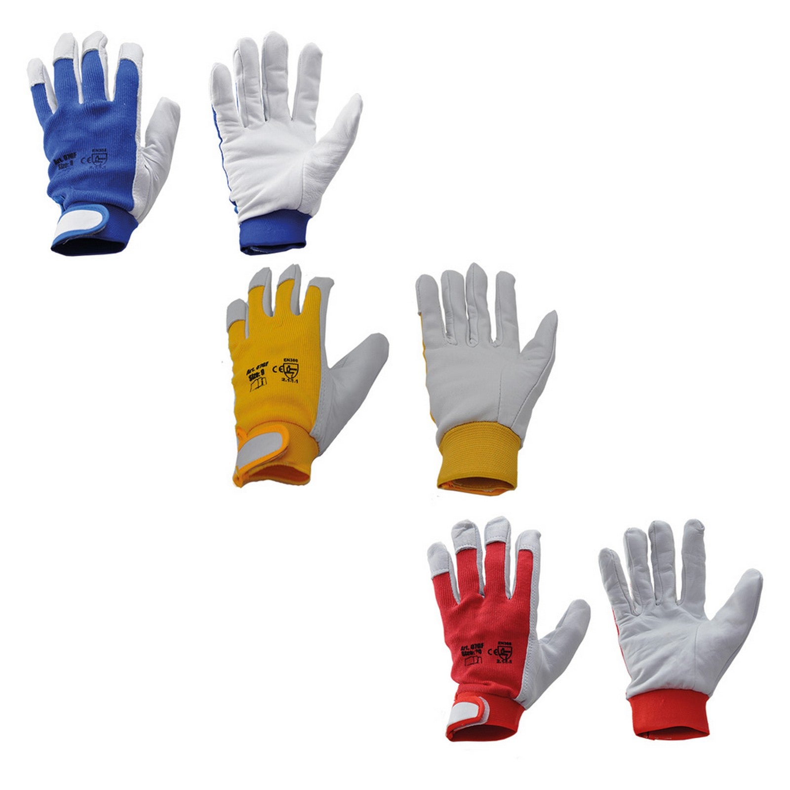 12coppie guanti fiore maialino tg.10 cod:ferx.1067704nlm