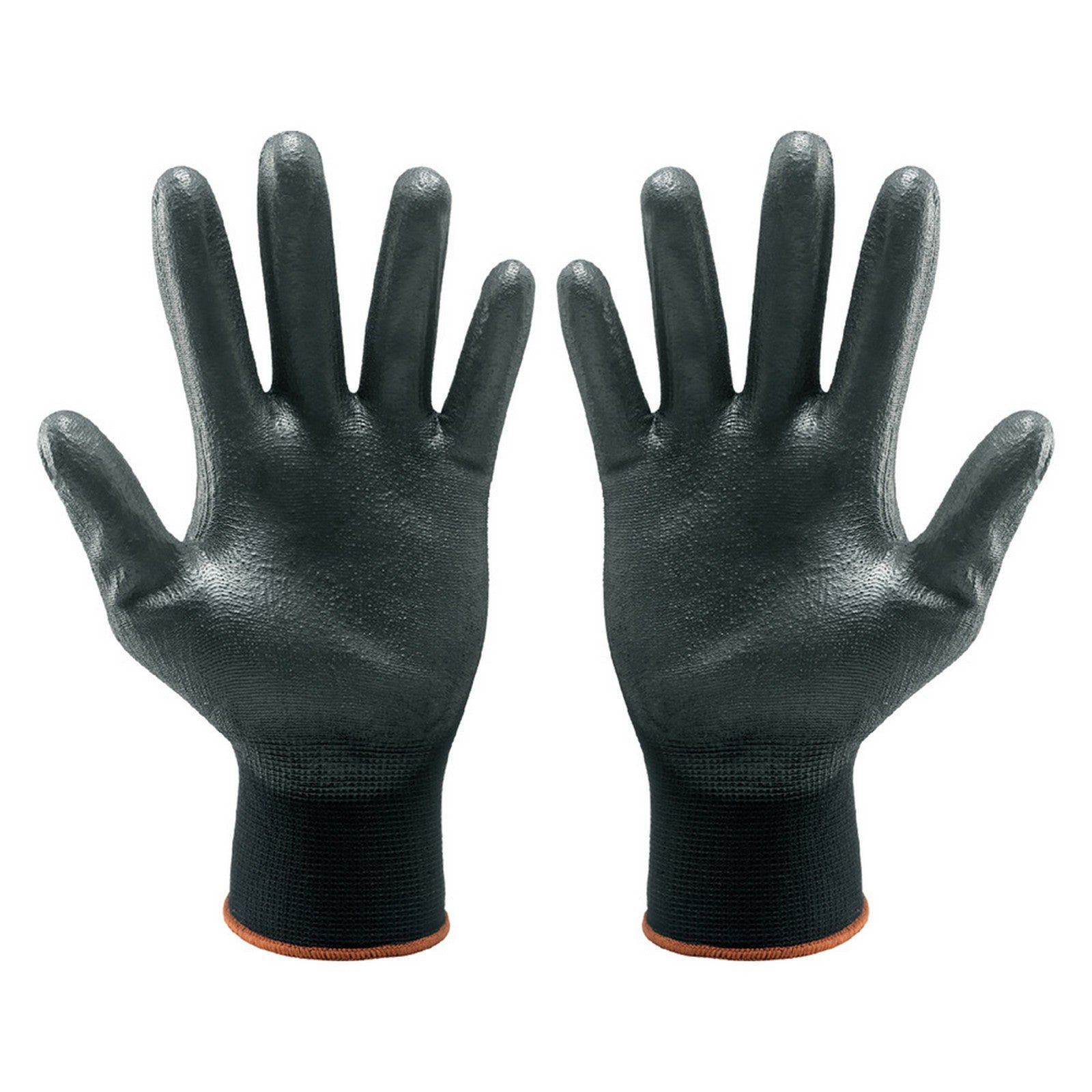 12coppie guanti 'eco-lite' tg. 8 nero cod:ferx.111006nlm